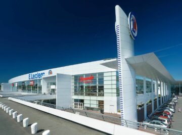 Dallage Centre Commercial Saint-Grégoire E.Leclerc