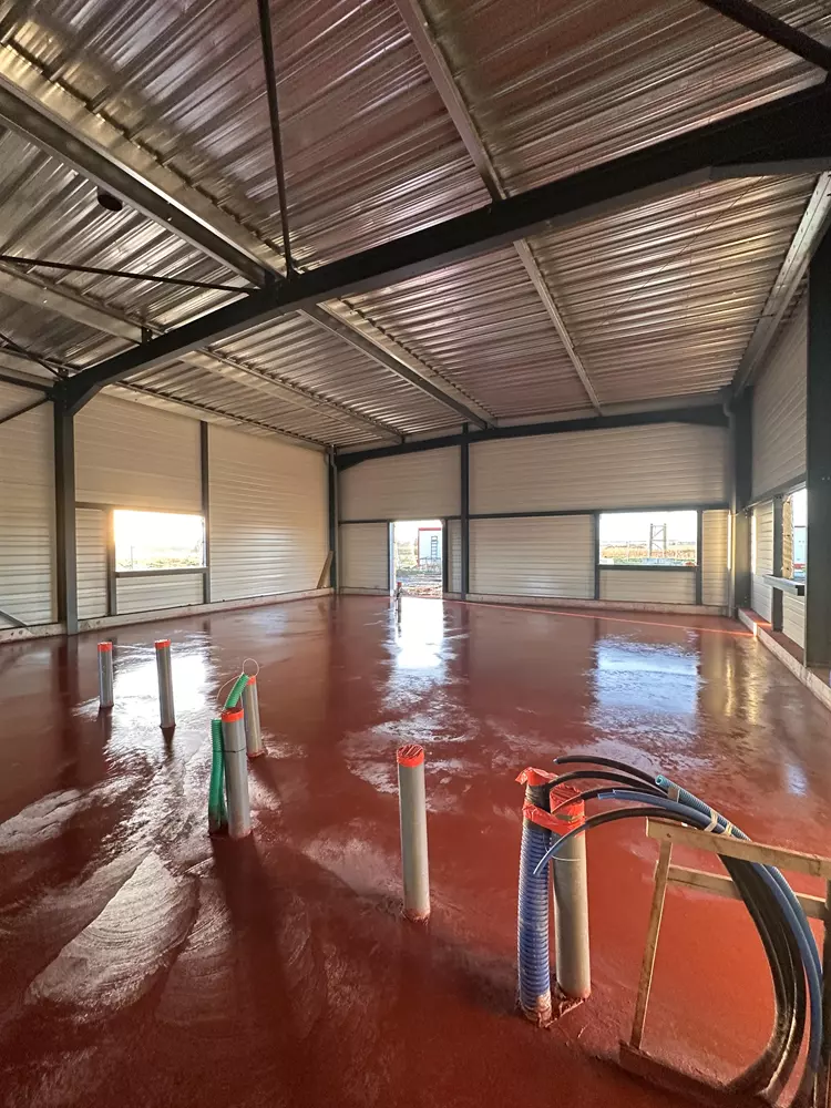 dallage surfac quart rouge